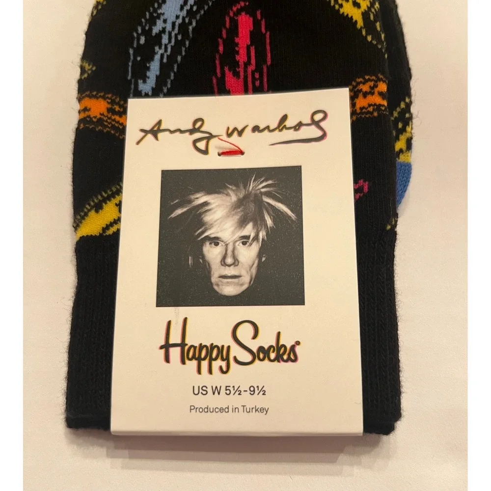 Happy Socks Andy Warhol Black Unisex Banana